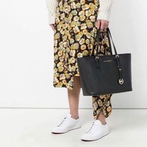 Authentic Michael Kors Leather Tote Bag